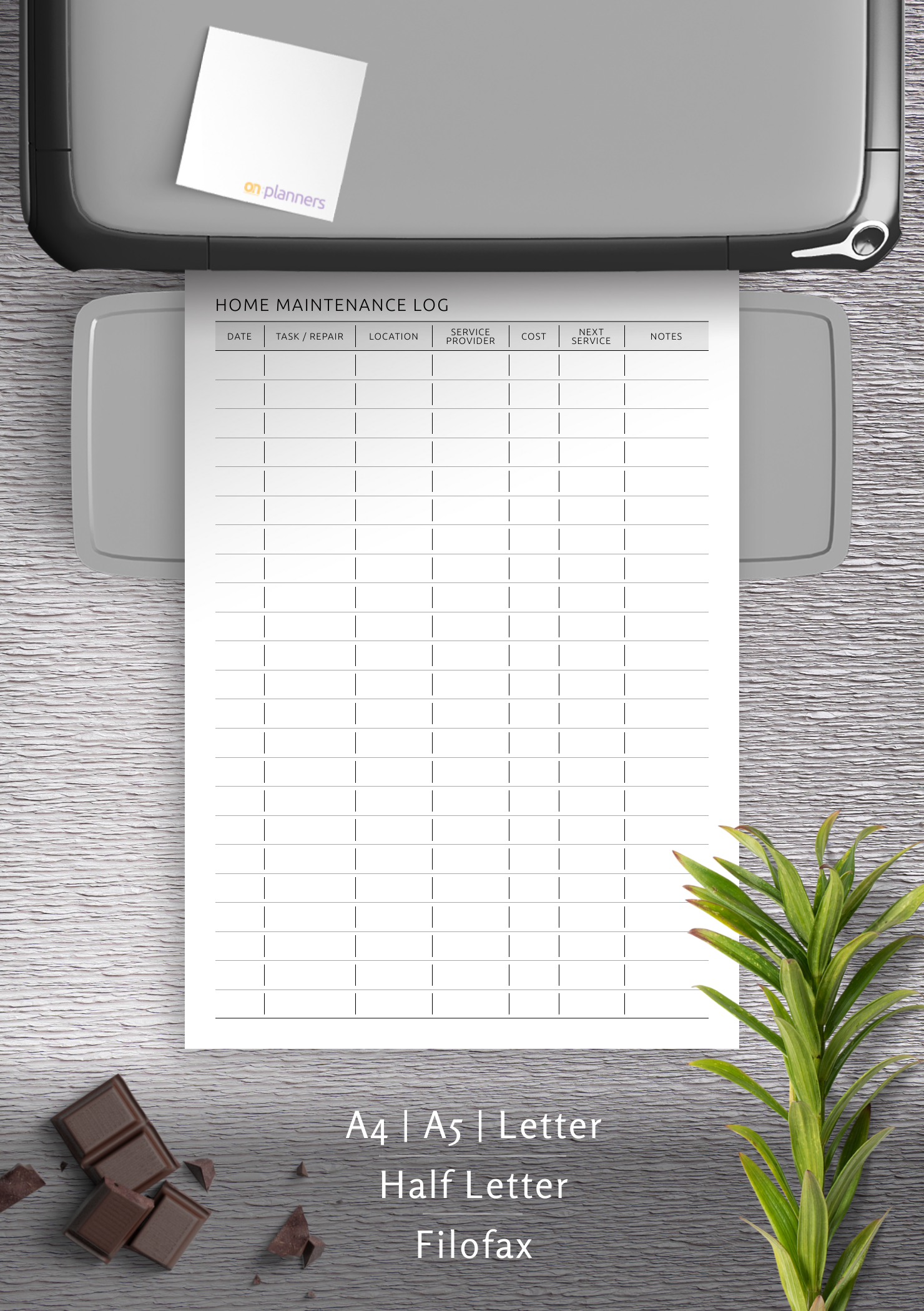 Home Maintenance Log PDF: Get Printable or Digital Template