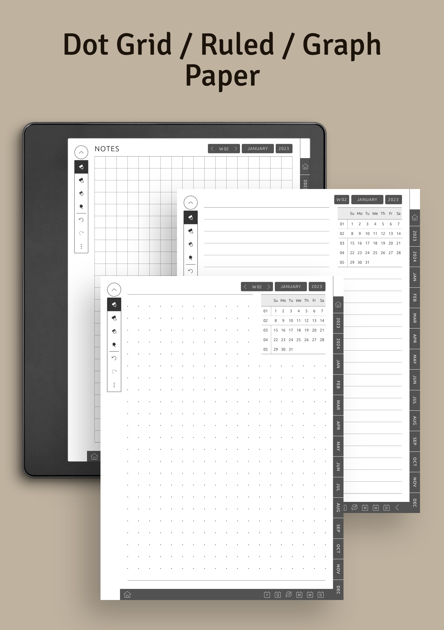 Kindle Scribe Monthly Planner