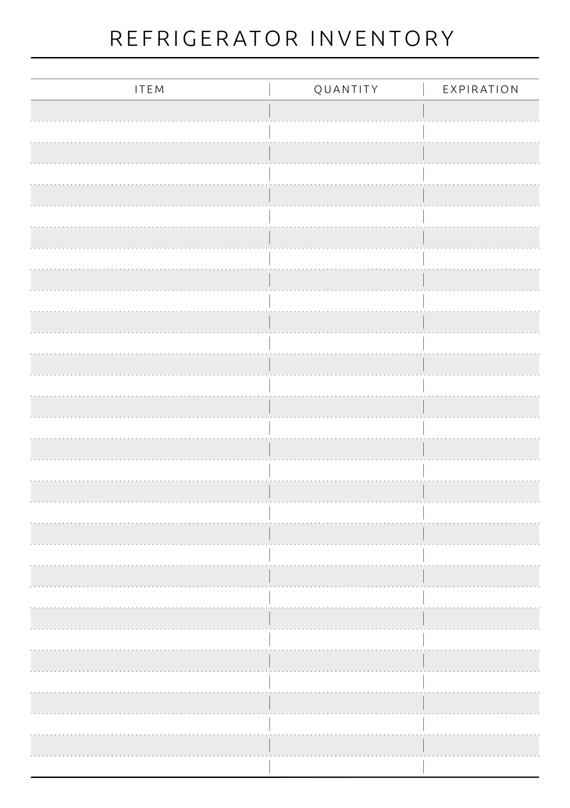Download Printable Meal Planner - Original Style PDF