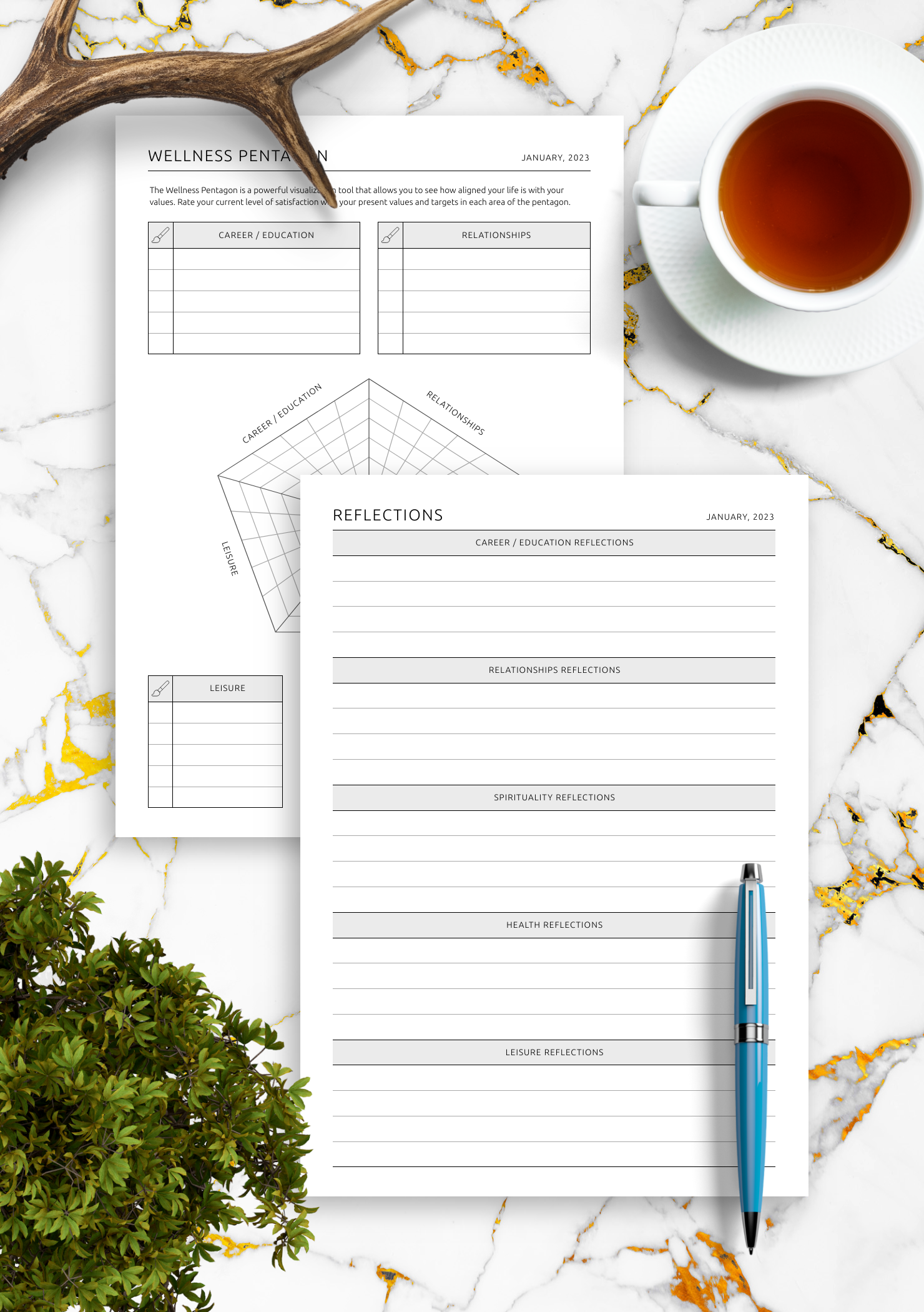 Download Printable Monthly Wellness Reflections PDF