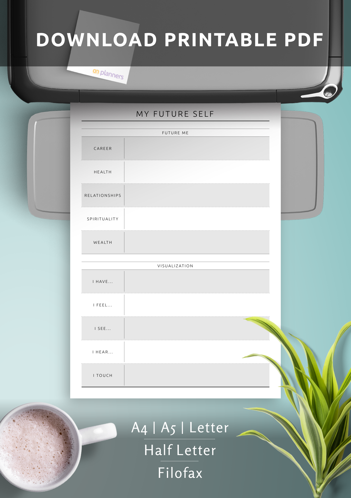 Download Printable My Future Self Template PDF