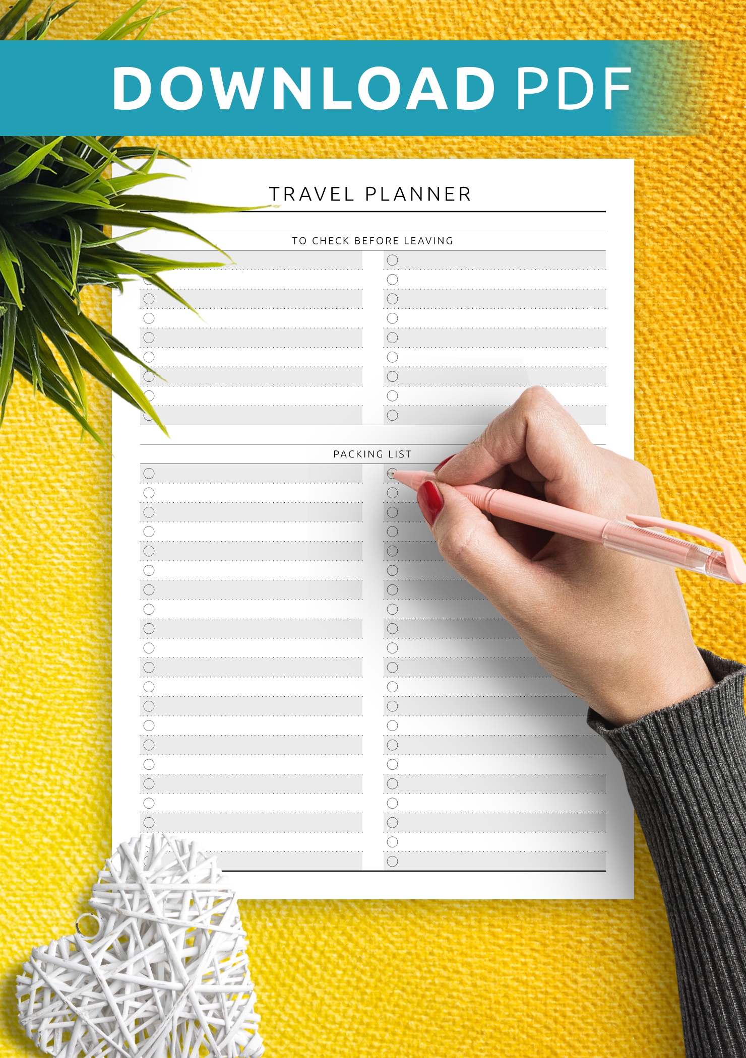 Packin List.pdf Download Printable Packing List - Original Style PDF