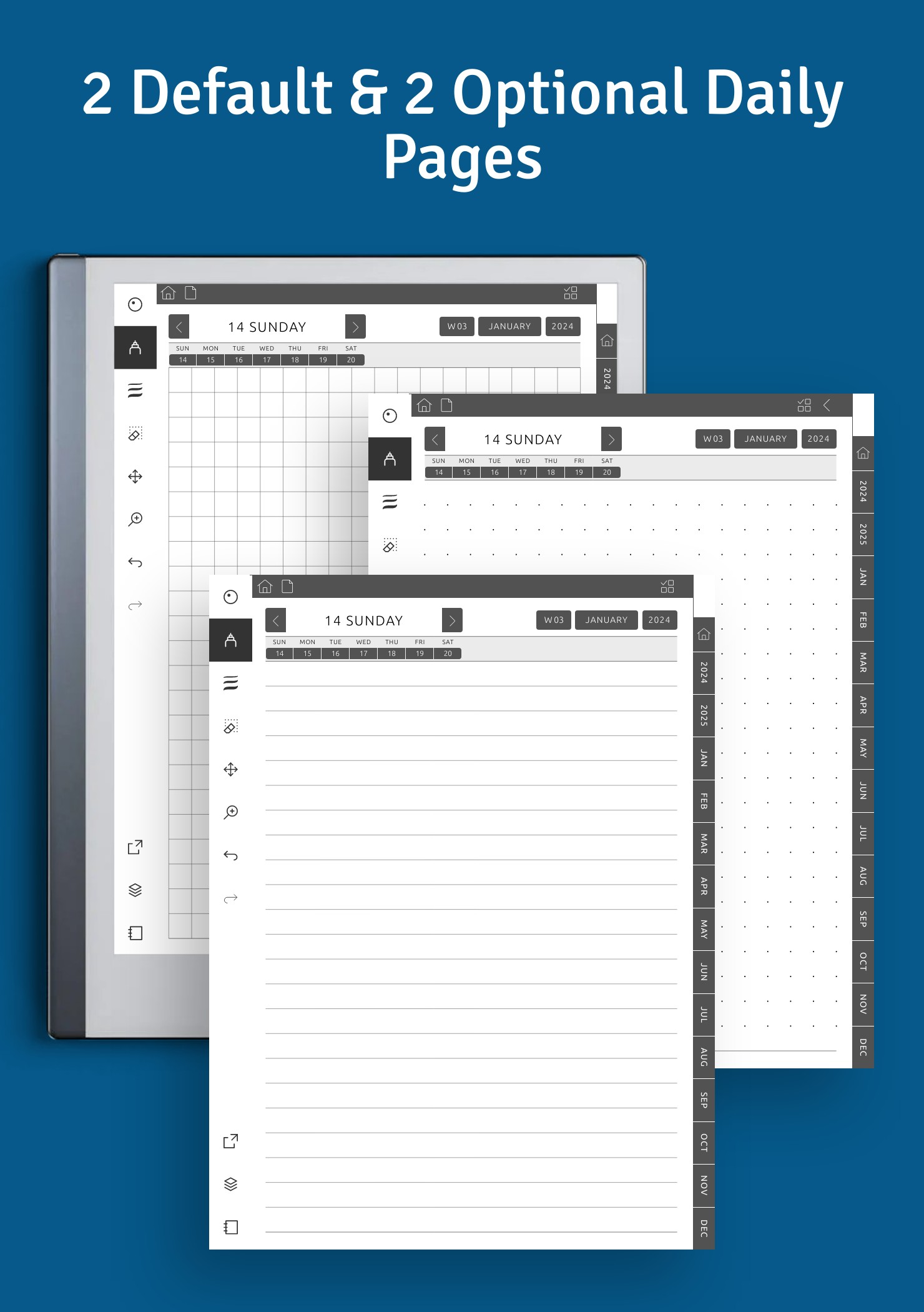 Download Diary Notebook PDF for reMarkable 2 1