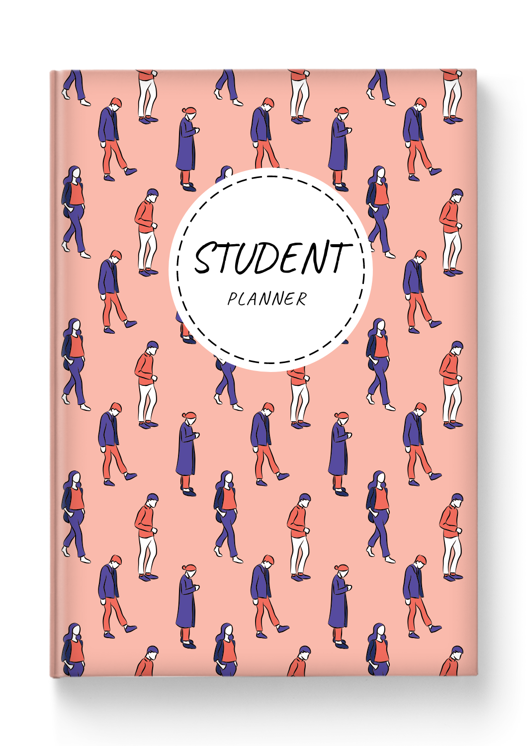 Student Planner Hardcover with Customizable Cover