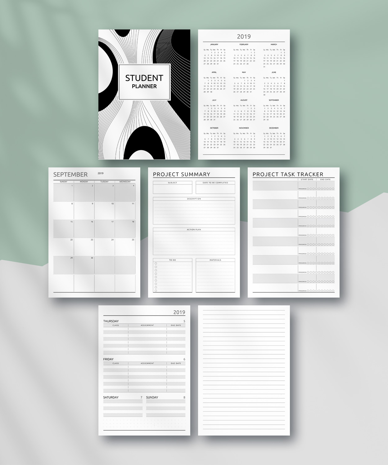 Download Printable Student Planner - Original Style PDF