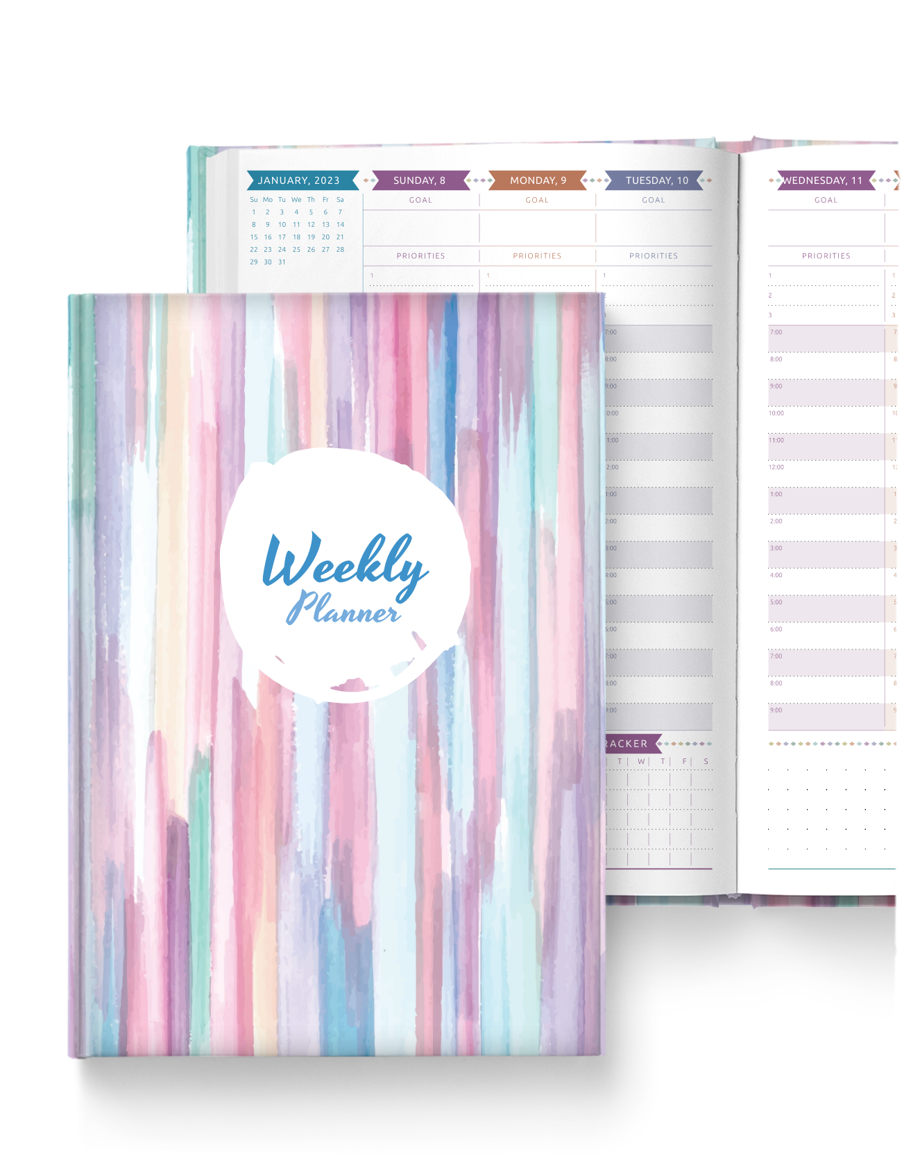Customizable Weekly Planner Hardcover