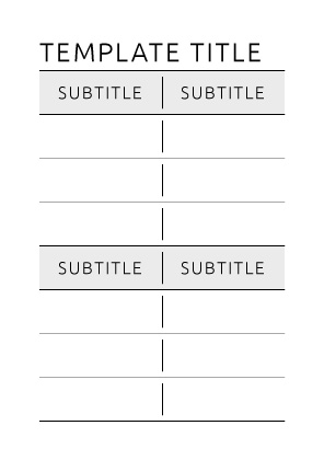 assignment tracking sheet template